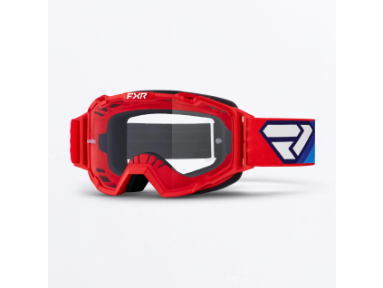 FXR Maverick Prime MX Goggle Red - MX okuliare