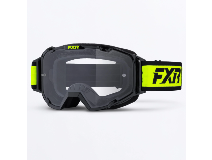 FXR Maverick Prime MX Goggle Black/HiVis - MX okuliare