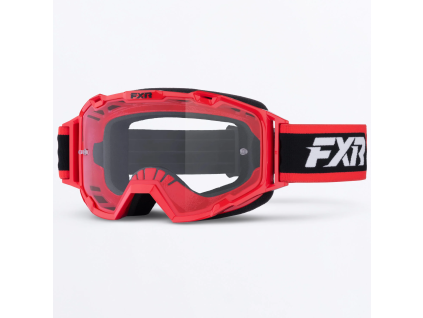 FXR Maverick Prime MX Goggle Black/Red - MX okuliare