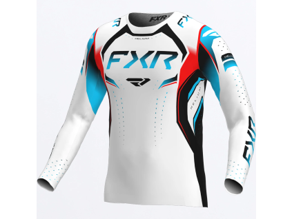 FXR Helium Edge MX Jersey Ice - motokrosový dres