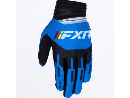 FXR Apex MX Glove Blue/Black - MX rukavice