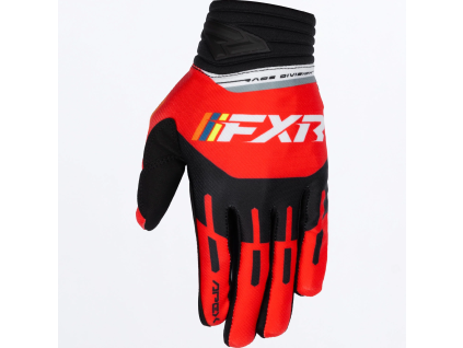 FXR Apex MX Glove Red/Black - MX rukavice