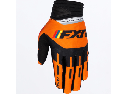 FXR Apex MX Glove Orange/Black - MX rukavice
