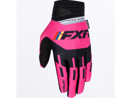 FXR Apex MX Glove Pink/Black - MX rukavice