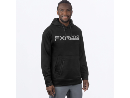 FXR Pro Tech Pullover Hoodie Black/Grey - pánska mikina