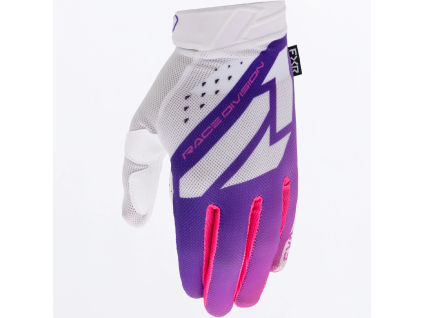 FXR Reflex Air MX Glove Pink/Purple/White - MX rukavice