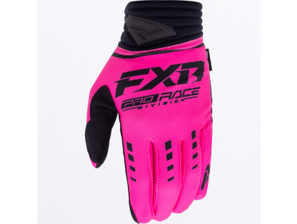 FXR Prime MX Glove Pink/Black - MX rukavice