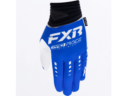 FXR Prime MX Glove Blue/White - MX rukavice