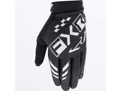 FXR Reflex Dual MX Glove Black/White - MX rukavice