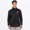 FXR Men's Elevation Tech Zip-Up Black/Red - pánska mikina