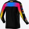 FXR Podium Gladiator MX Jersey Black/Blue/Razz - motokrosový dres