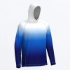 FXR Men's Rush Air UPF Pullover Hoodie Blue Fade - pánska mikina