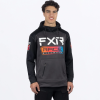 FXR Race Div Tech Pullover Hoodie Asphalt/Spectrum - pánska mikina