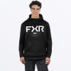 FXR Helium Tech Pullover Hoodie Black/White - pánska mikina