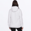 FXR Women's Hydrogen Tech Pullover Hoodie White/Maui Blue - dámska mikina