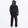 FXR Men's Vertical MTX Lite Monosuit Black/Asphalt/Kash - pánsky overal