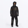 FXR Men's Vertical MTX Lite Monosuit Black/Asphalt/Kash - pánsky overal