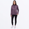 FXR Women's Elevation Tech Zip Up Muted Grape/Black - dámska mikina