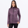 FXR Women's Elevation Tech Zip Up Muted Grape/Black - dámska mikina
