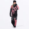 FXR Cold Cross CX Lite Monosuit Black/Charcoal/Rose - dámsky overal