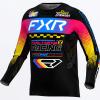 FXR Podium MX Jersey Black/Blue/Razz - Detský motokrosový dres