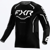 FXR Relay MX Jersey Black/White - Detský motokrosový dres