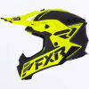 FXR Helium MX Helmet HiVis/Grey - motokrosová prilba