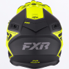 FXR Helium MX Helmet HiVis/Grey - motokrosová prilba