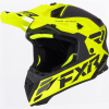 FXR Helium MX Helmet HiVis/Grey - motokrosová prilba