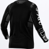 FXR Podium MX Jersey Black/White - Detský motokrosový dres