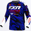 FXR Clutch MX Jersey Blue Camo/Red - Detský motokrosový dres