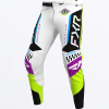FXR Podium Gladiator MX Pant White/Black/HiVis - motokrosové nohavice