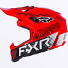 FXR Clutch Race Div MX Helmet Red - motokrosová prilba
