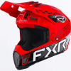 FXR Clutch Race Div MX Helmet Red - motokrosová prilba