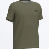 FXR Men's Attack Air UPF T-Shirt Moss/Char - pánske tričko