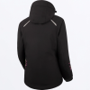 FXR Pulse Jacket Black/Kiwi-E Pink Fade - dámska bunda