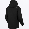 FXR Pulse Jacket Black/Maui Blue - dámska bunda
