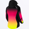 FXR Pulse Jacket Black/Raspberry-HiVis Fade - dámska bunda