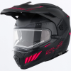 FXR Maverick X Pro Helmet Black/Razz - modulárna prilba s vyhrievaním