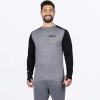 FXR Tenacious Merino Longsleeve Grey - pánske  termotričko