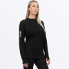 FXR Tenacious Merino Longsleeve Black - dámske termotričko