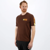 FXR Men's Helium Tech SS Jersey Rust Heather/Orange - pánske tričko