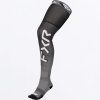 FXR Riding Sock Black/White - motokrosové ponožky