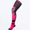 FXR Riding Sock Razz/Black - motokrosové ponožky