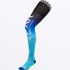 FXR Riding Sock Black/Blue - motokrosové ponožky