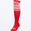 FXR Moto Sock Red/White - motokrosové ponožky