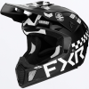 FXR Clutch Gladiator Helmet Black/White - motokrosová prilba