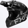 FXR Clutch Gladiator Helmet Chrome - motokrosová prilba