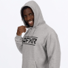 FXR Men's Victory Cotton Pullover Hoodie Grey/Black - pánska mikina