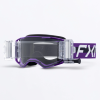 FXR Factory Ride Roll-Off Goggle Purple - MX okuliare